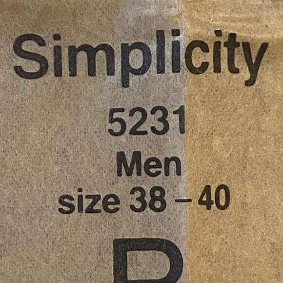 Simplicity 5231 Pattern Vest Men 38-40 Uncut Vintage Phoebe Cates Boho Unlined - Picture 6 of 7
